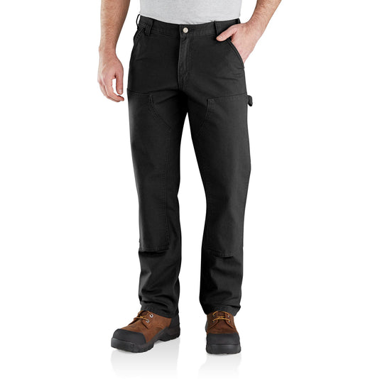 Carhartt Rugged Flex® Relaxed Fit Duck Double-Front Utility Work Pants Black