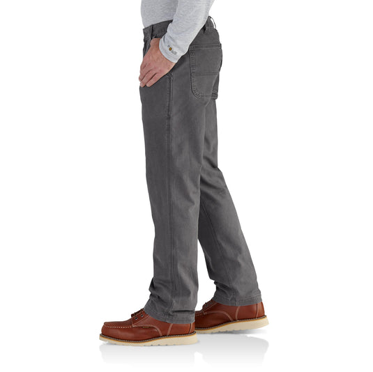Carhartt Rugged Flex® Rigby Relaxed Fit Canvas Work Pants Gravel