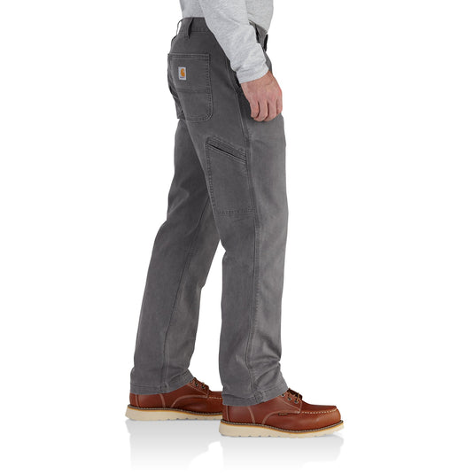 Carhartt Rugged Flex® Rigby Relaxed Fit Canvas Work Pants Gravel
