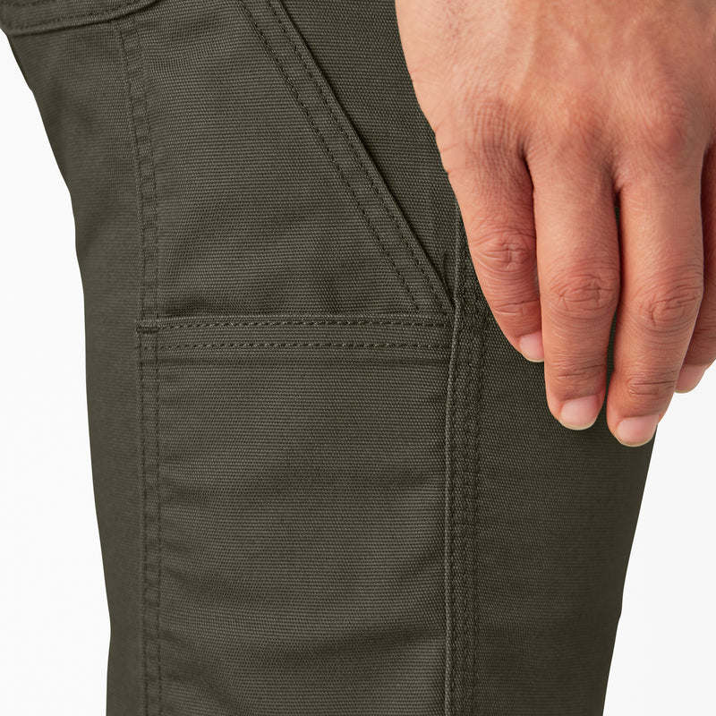 Load image into Gallery viewer, Dickies FLEX Regular Fit Duck Carpenter Pants Stonewashed Moss - Right
