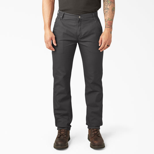 Dickies FLEX Regular Fit Duck Carpenter Pants Stonewashed Slate - Front
