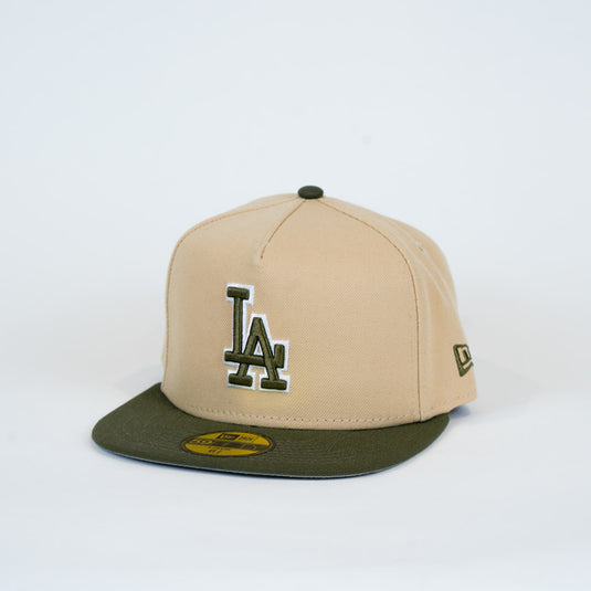 NE Dodgers 2Tone A-Frame '25 Cap - DRWNOV - Front