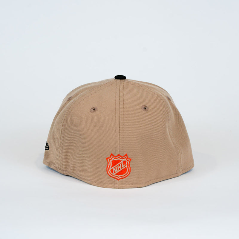Load image into Gallery viewer, New Era EG Ducks Cam 2-Tone Cap - Camel/Black - Back
