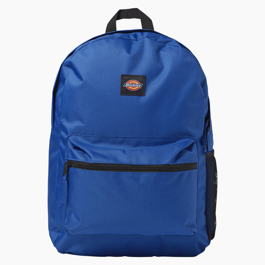Carry all your books and school essentials with the Dickies Essential Basic Backpack in the surf royal blue color. 