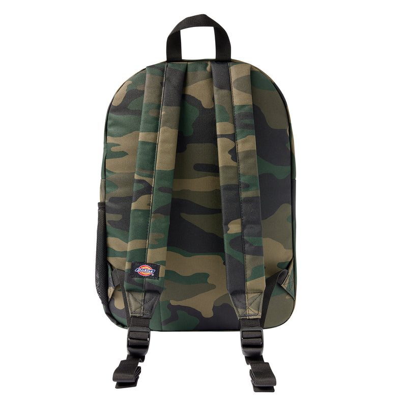Load image into Gallery viewer, Carry all your books and school essentials with the Dickies Essential Basic Backpack in the hunter green camo color.
