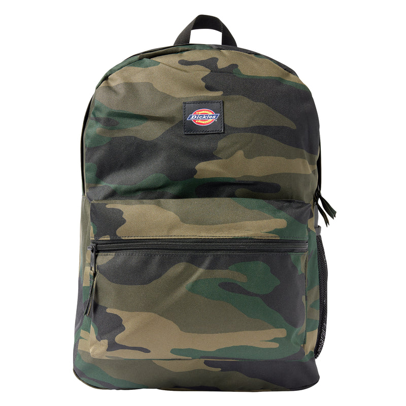 Load image into Gallery viewer, Carry all your books and school essentials with the Dickies Essential Basic Backpack in the hunter green camo color.

