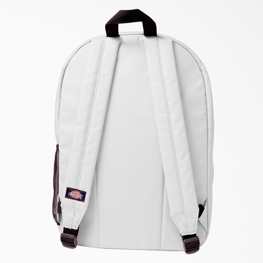 Carry all your books and school essentials with the Dickies Essential Basic Backpack in the white color.