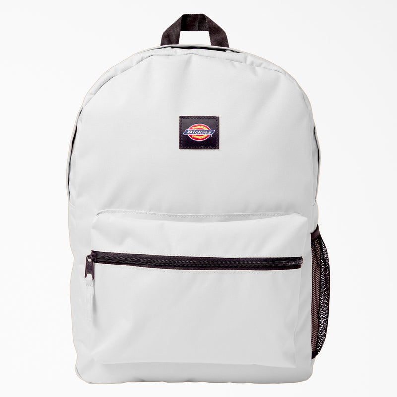 Load image into Gallery viewer,  Carry all your books and school essentials with the Dickies Essential Basic Backpack in the white color.
