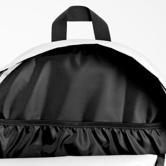 Carry all your books and school essentials with the Dickies Essential Basic Backpack in the white color.