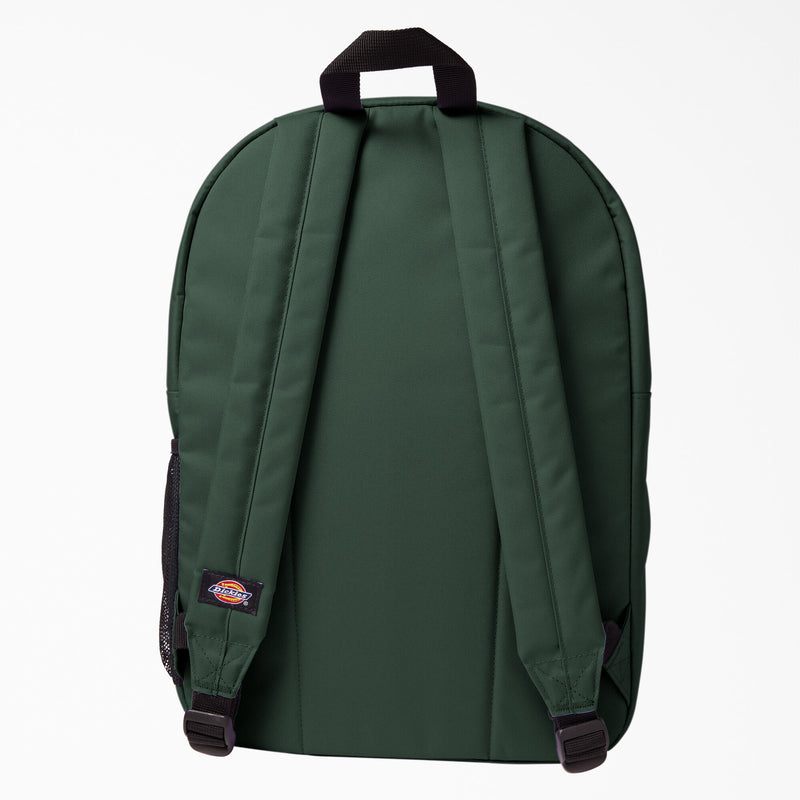 Load image into Gallery viewer, Carry all your books and school essentials with the Dickies Essential Basic Backpack in the forest green back.
