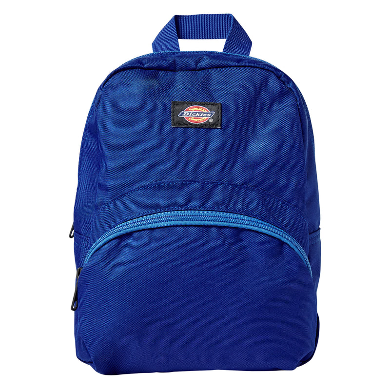Load image into Gallery viewer, This Dickies versatile mini backpack stores all your essentials in a compact main compartment and smaller zip pocket - royal blue front
