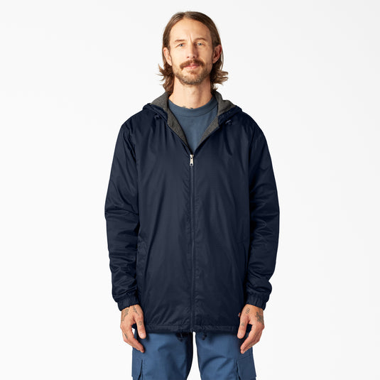 Dickies Fleece Lined Nylon Ripstop Hooded Jacket MILLENNIUM CLOTHING