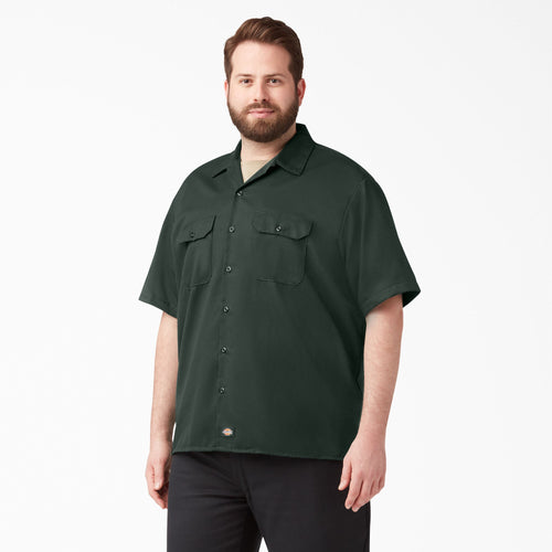 Dickies 1574 S/S Work Shirt - Hunter Green