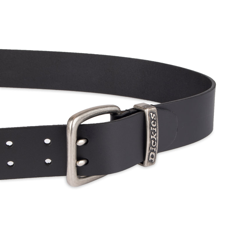 Load image into Gallery viewer, Black belt with silver buckle on a white background
