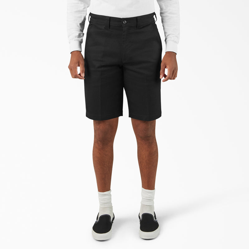 Load image into Gallery viewer, Person wearing black shorts on a white background
