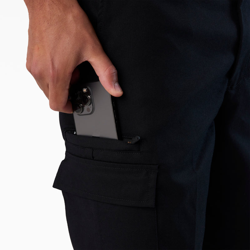 Load image into Gallery viewer, Person wearing black pants with a key in a pocket on a white background
