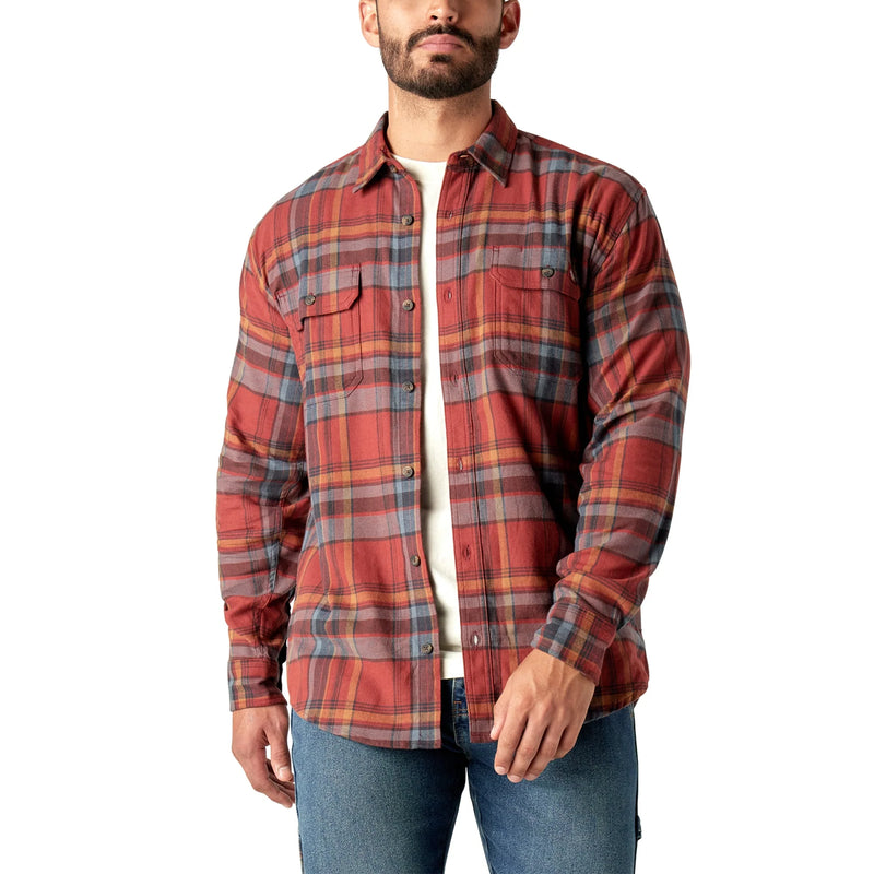 Load image into Gallery viewer, Multi-colored plaid flannel on a white background. 

