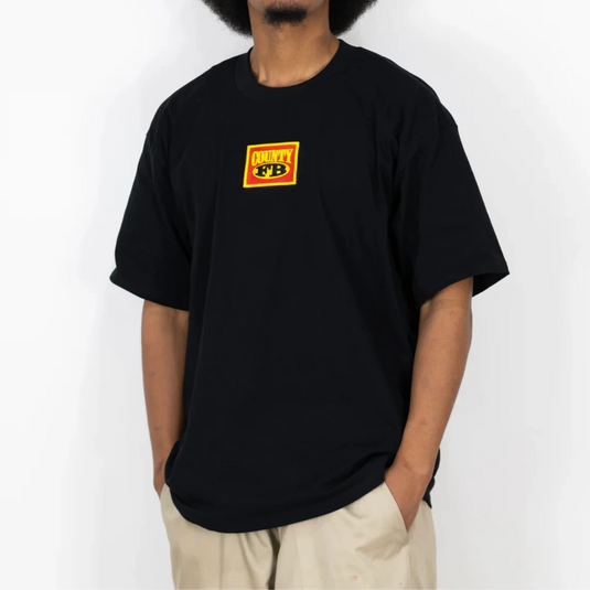 FB County Box Logo Heavy Hard S/S Tee - Black 