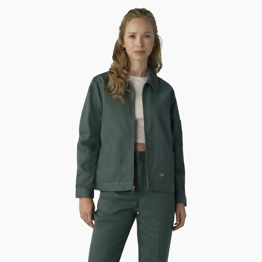 Dickies Women's Eisenhower Unlined Jacket Lincoln Green - Front