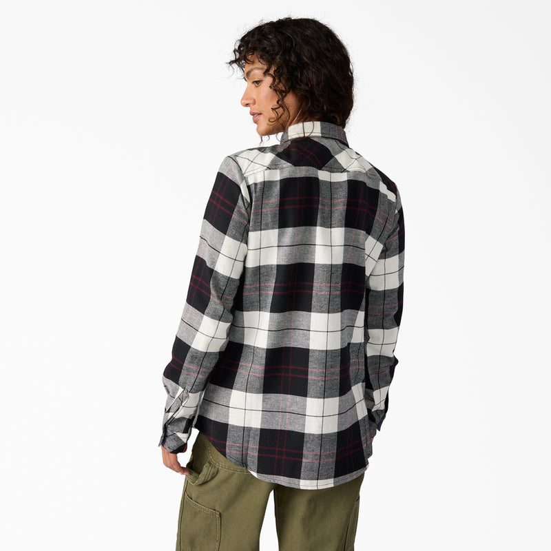 Load image into Gallery viewer, Dickies Women's Plaid Flannel Shirt - CLEARANCE
