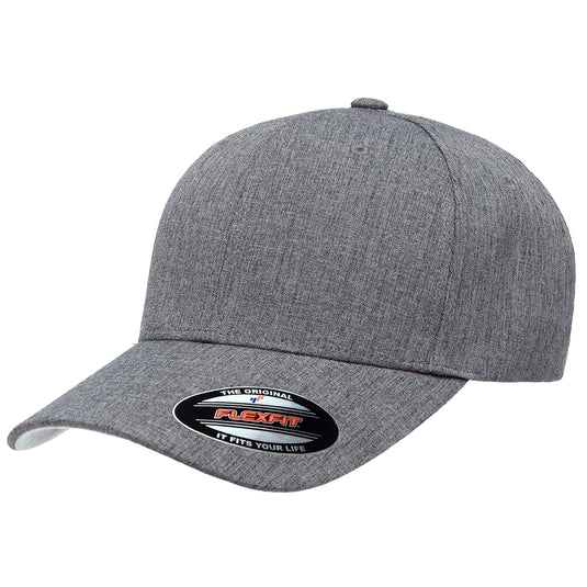 Flexfit® HeatherLight cap complements your style with effortless versatility and modern comfort. Crafted from lightweight, stretchable melange dark gray heather gray fabric.