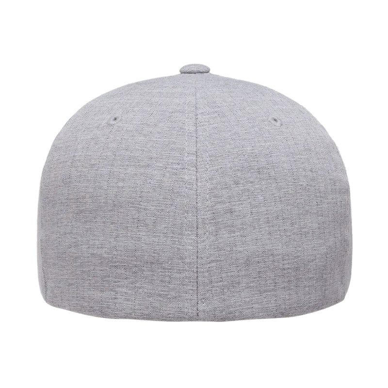Load image into Gallery viewer, Flexfit® HeatherLight cap complements your style with effortless versatility and modern comfort. Crafted from lightweight, stretchable melange silver heather gray fabric.
