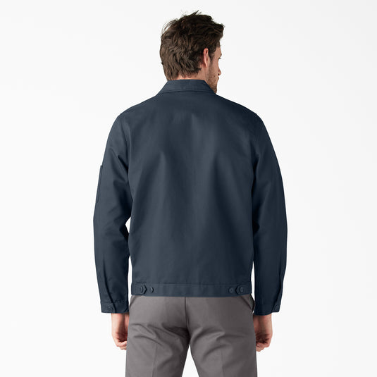 Dickies Unlined Eisenhower Work Jacket Airforce Blue - Back