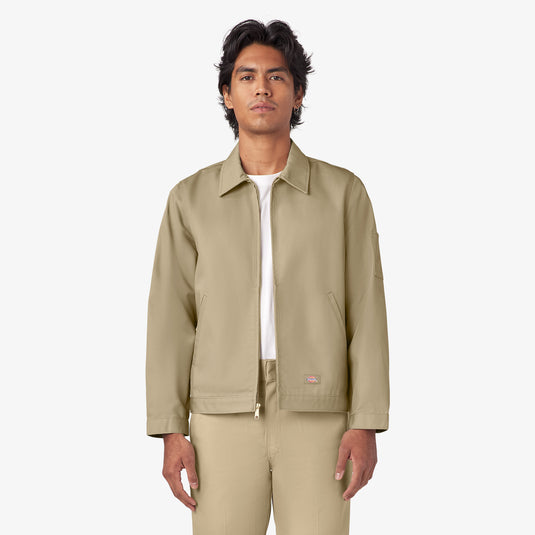 Dickies Unlined Eisenhower Work Jacket Khaki - Front