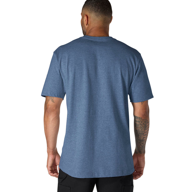 Load image into Gallery viewer, Back of man wearing a blue t-shirt 
