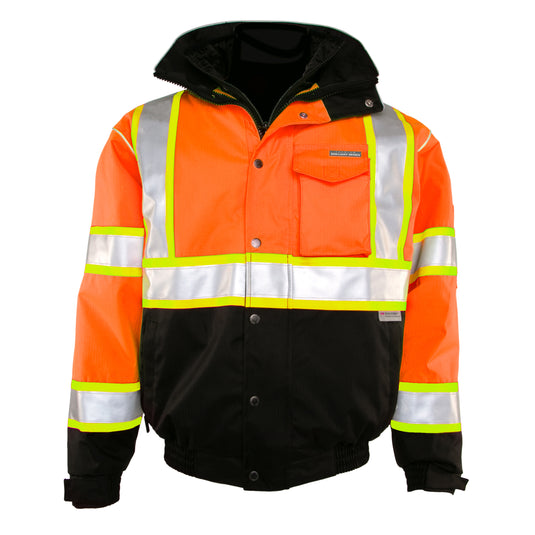 Kishigo Brilliant Series Bomber Jacket Orange