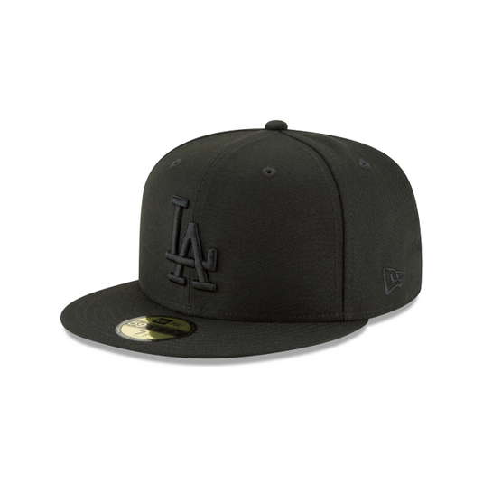 New Era Basic Dodgers Cap - Black/Black