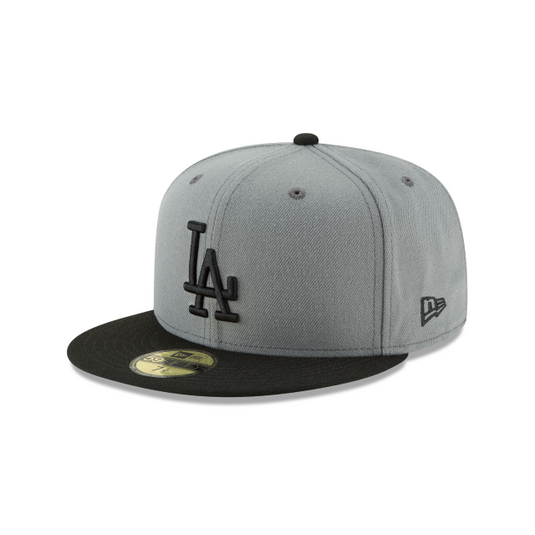 New Era Dodgers Basic Cap - Black/Gray