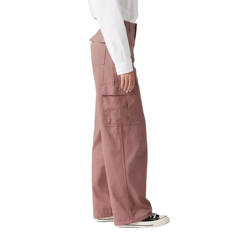 Load image into Gallery viewer, Person wearing a white shirt and pink pants on a plain background
