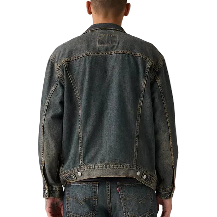 Load image into Gallery viewer, Person wearing a denim jacket and jeans on a plain background
