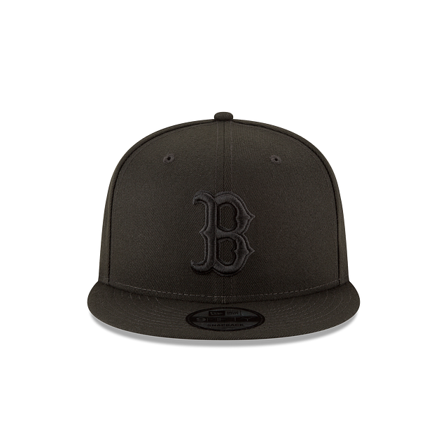 Load image into Gallery viewer, New Era Boston Red Sox 9Fifty Snapback - Black on Black - Front
