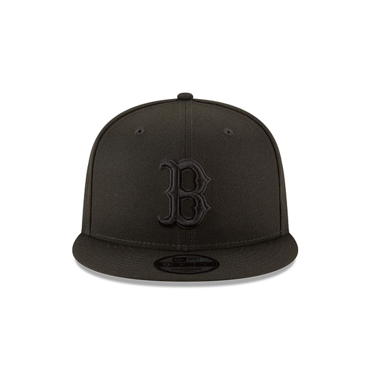 New Era Boston Red Sox 9Fifty Snapback - Black on Black - Front