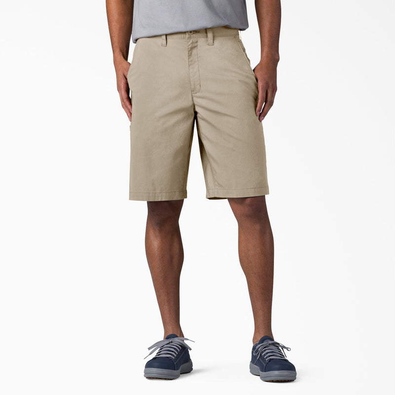 Load image into Gallery viewer, Dickies SR601 11&quot; Temp-iQ Hybrid Utility Short - Desert Sand
