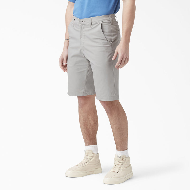 Load image into Gallery viewer, Dickies SR601 11&quot; Temp-iQ Hybrid Utility Short - Nickel Gray
