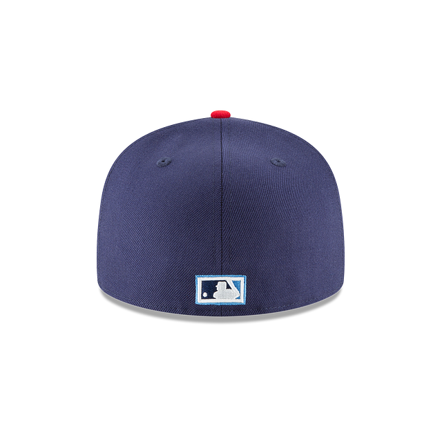 Load image into Gallery viewer, New Era Angels Wings Cap - Light Blue/Navy - Back
