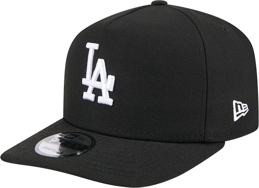 NE Basic Dodgers A-Frame Snapback - Black - Front