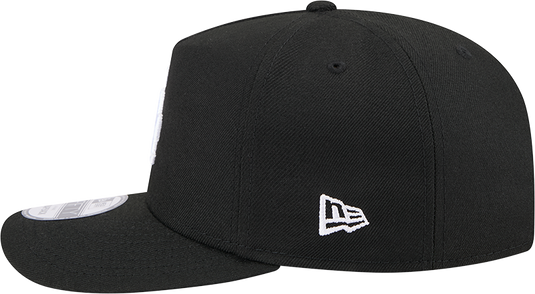 NE Basic Dodgers A-Frame Snapback - Black - Side