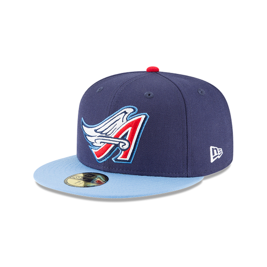 New Era Angels Wings Cap - Light Blue/Navy - Front