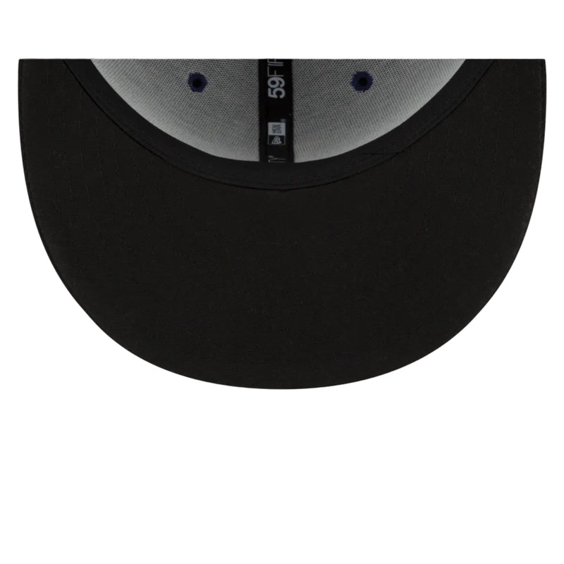 Load image into Gallery viewer, Black under-visor with a visible brand logo on a white background
