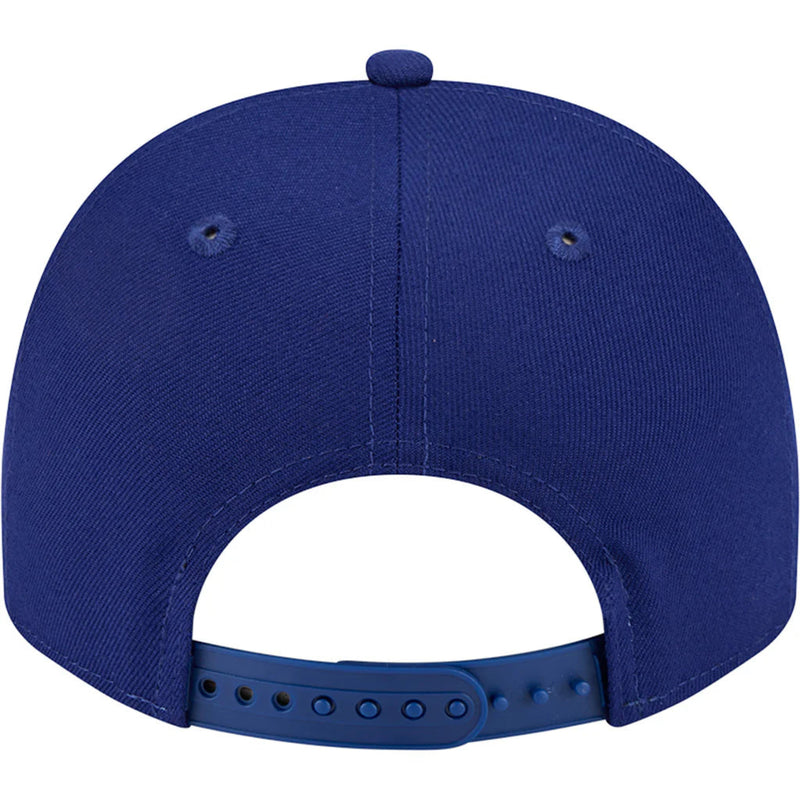 Load image into Gallery viewer, Blue baseball cap with a white interior on a white background
