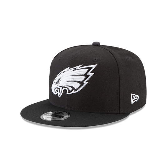New Era Basic Eagles Snapback - Black/White