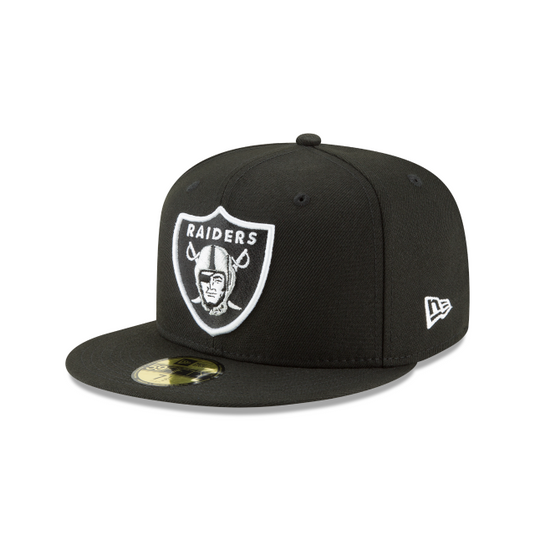 New Era Basic Raiders Cap - Las Vegas - Black/OTC - Front