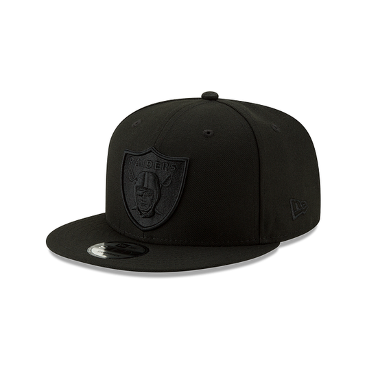 New Era Basic Raiders Snapback - Black/Black