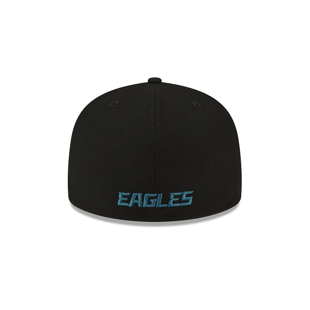 Load image into Gallery viewer, New Era Philadelphia Eagles 59Fifty Fitted - Black - Back
