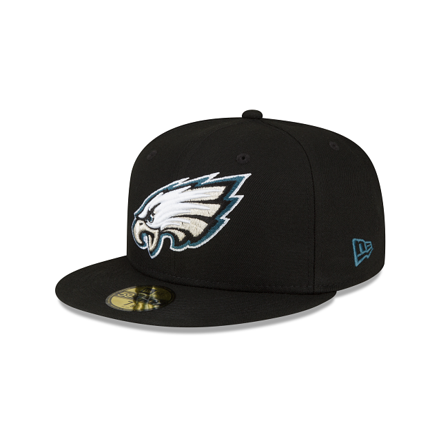 Load image into Gallery viewer, New Era Philadelphia Eagles 59Fifty Fitted - Black - Left
