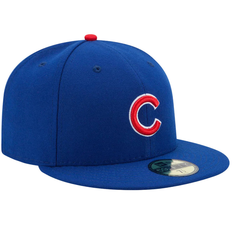 Load image into Gallery viewer, New Era 59Fifty Cap with MLB team Chicago Cubs logo on the front center crown.
